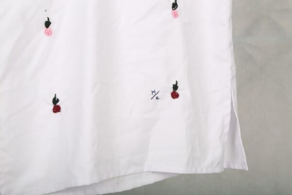 White Cotton Blend Shirt - Image 14