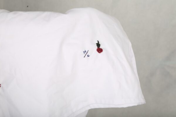 White Cotton Blend Shirt - Image 15