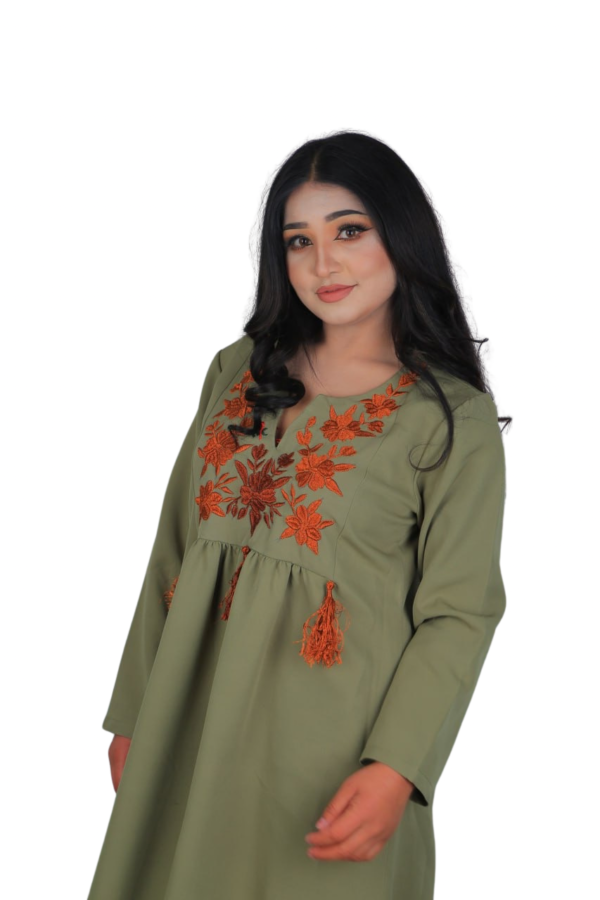 Olive Petal – Everyday Elegance in Bloom - Image 2