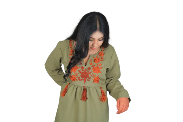 Olive Petal – Everyday Elegance in Bloom - Image 3