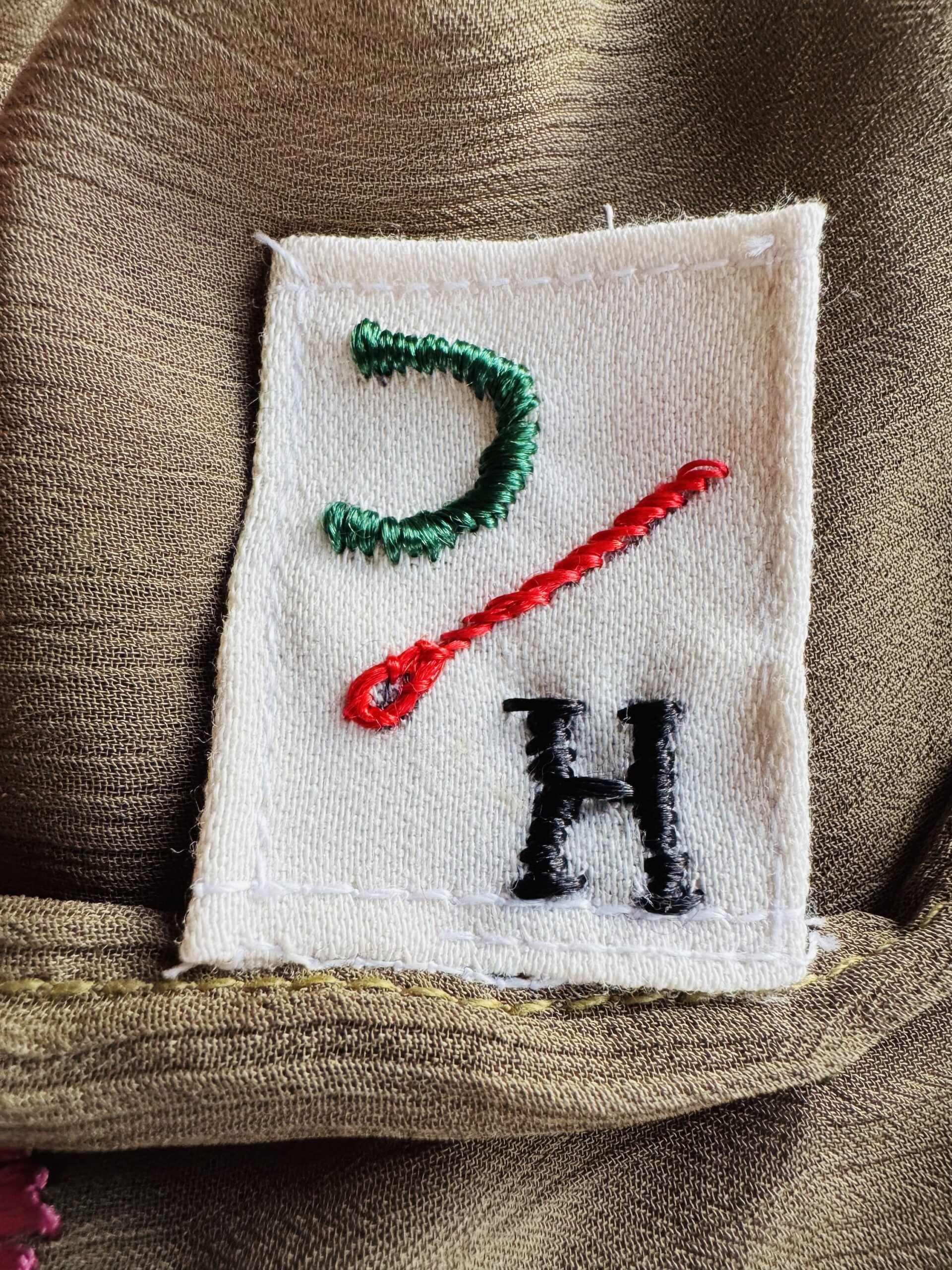 Hand-Embroidered Scarf - Image 4