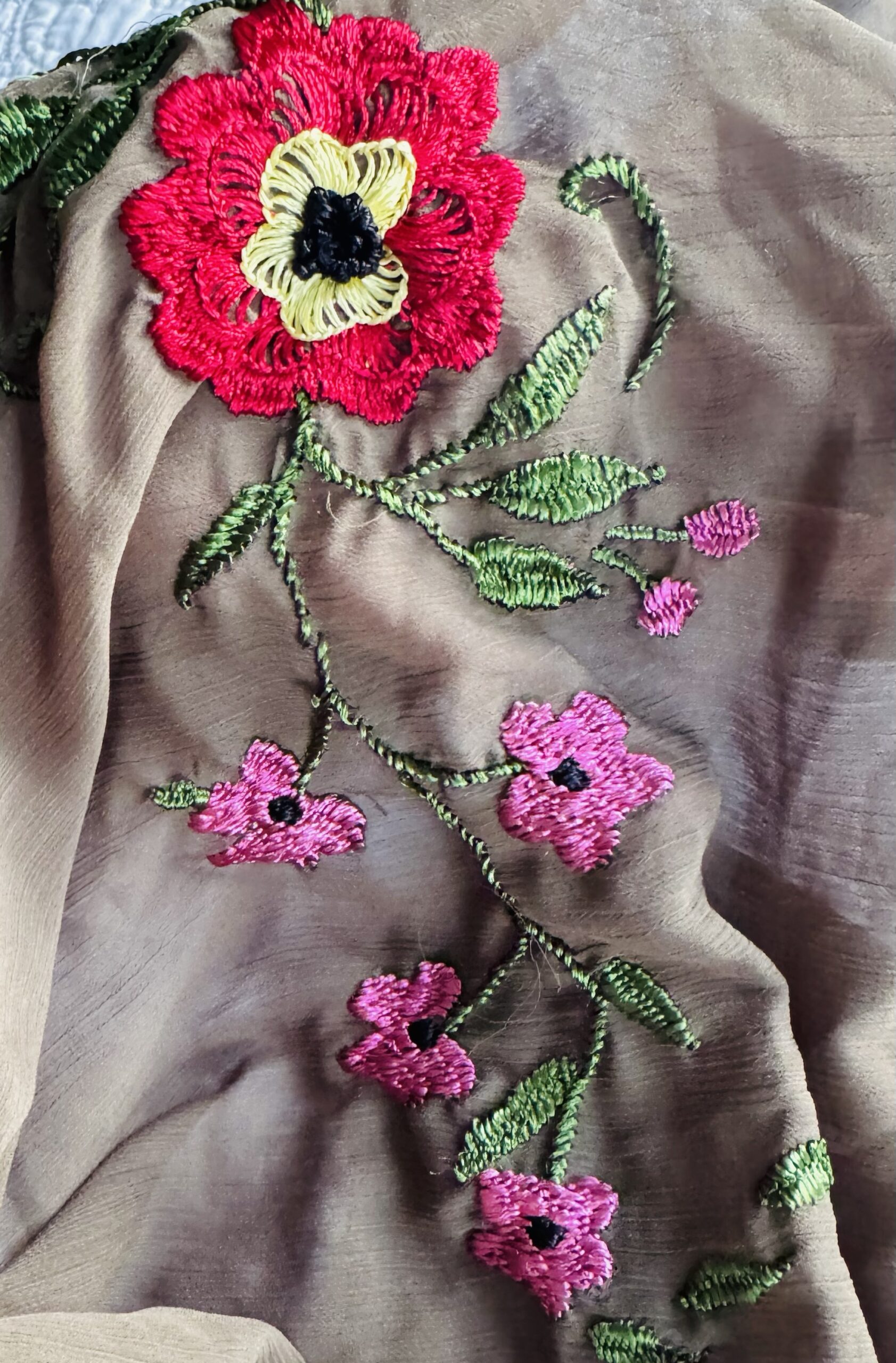 Hand-Embroidered Scarf - Image 5